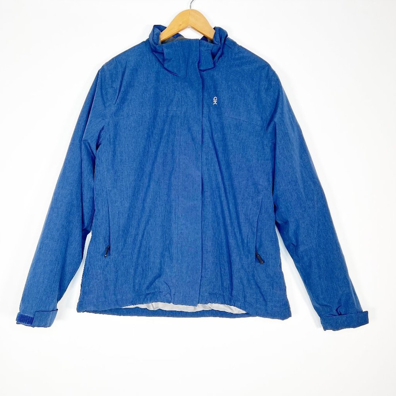 Little Donkey Andy Blue Waterproof Windbreaker Jacket Coat Womens M Nwot